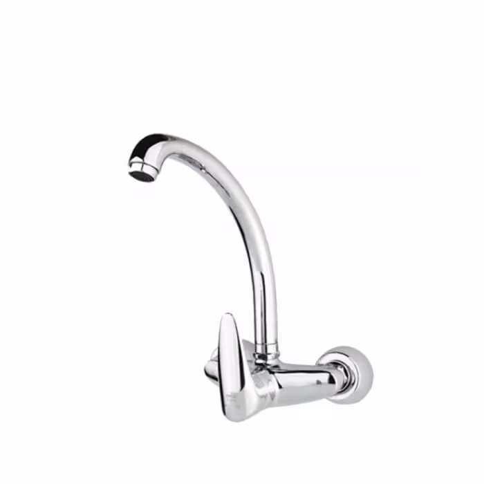 شیر ظرفشویی دیواری درنا راسان(کروم)