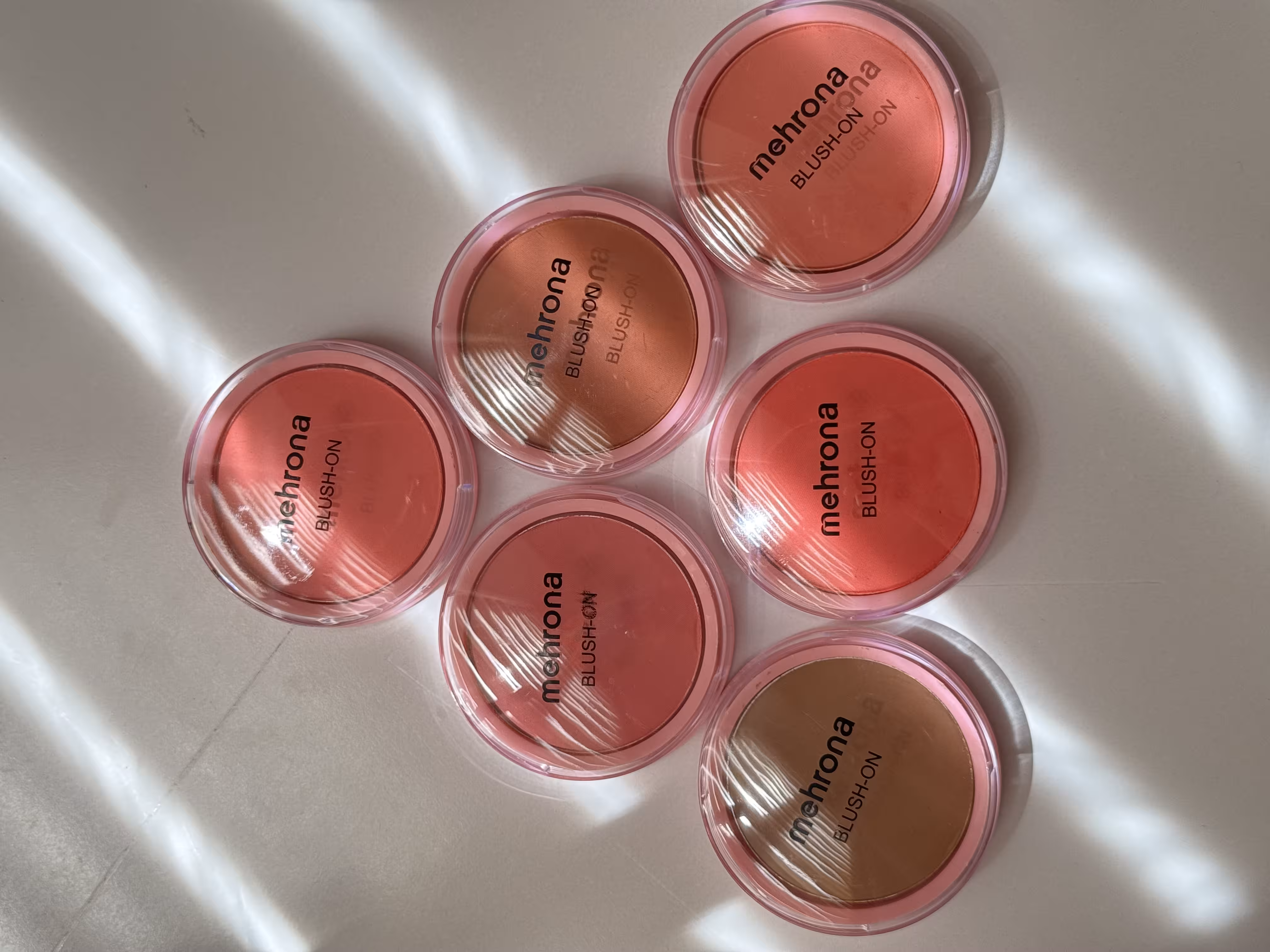 رژ گونه مهرونا مات طیف  صورتی Mehrona