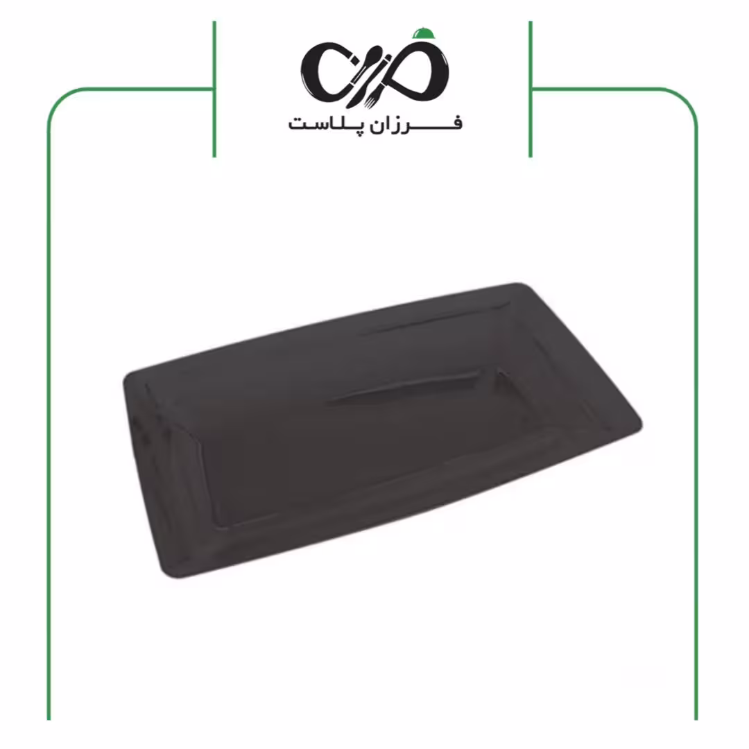 دیس یکبار مصرف لوکس کوچک مشکی کوشا (100عددی)