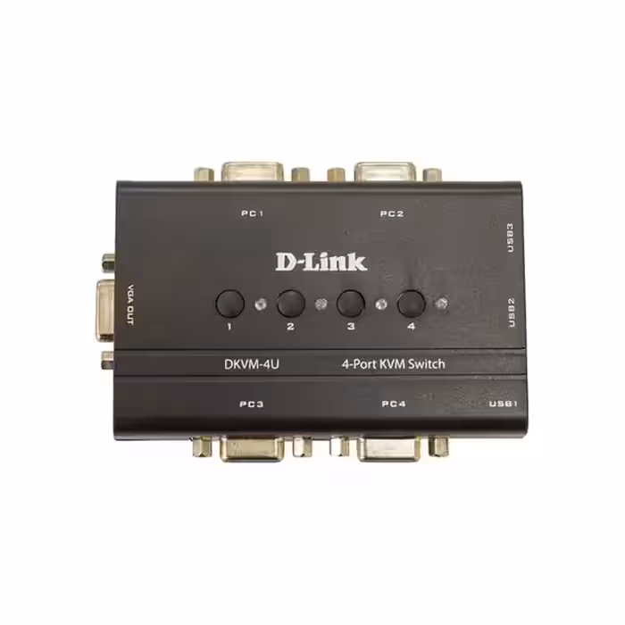 سوییچ 4 پورت دی لینک مدل D-Link DKVM-4U