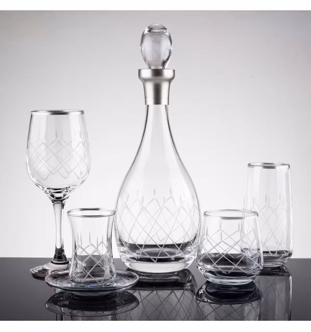 سرویس پارچ و لیوان آب خوری 12 نفره 61 پارچه Decores Home ترکیه