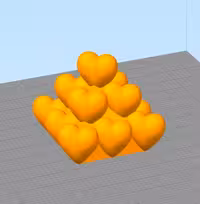 مدل سه بعدی شمع هرم قلبی(STL)