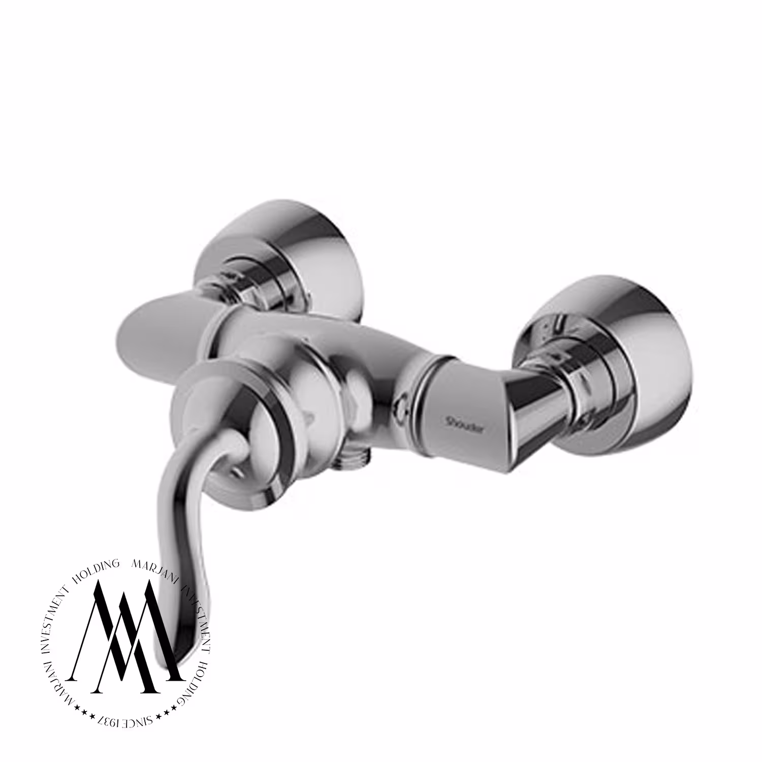 شیر توالت شودر مدل لوکا (کروم)