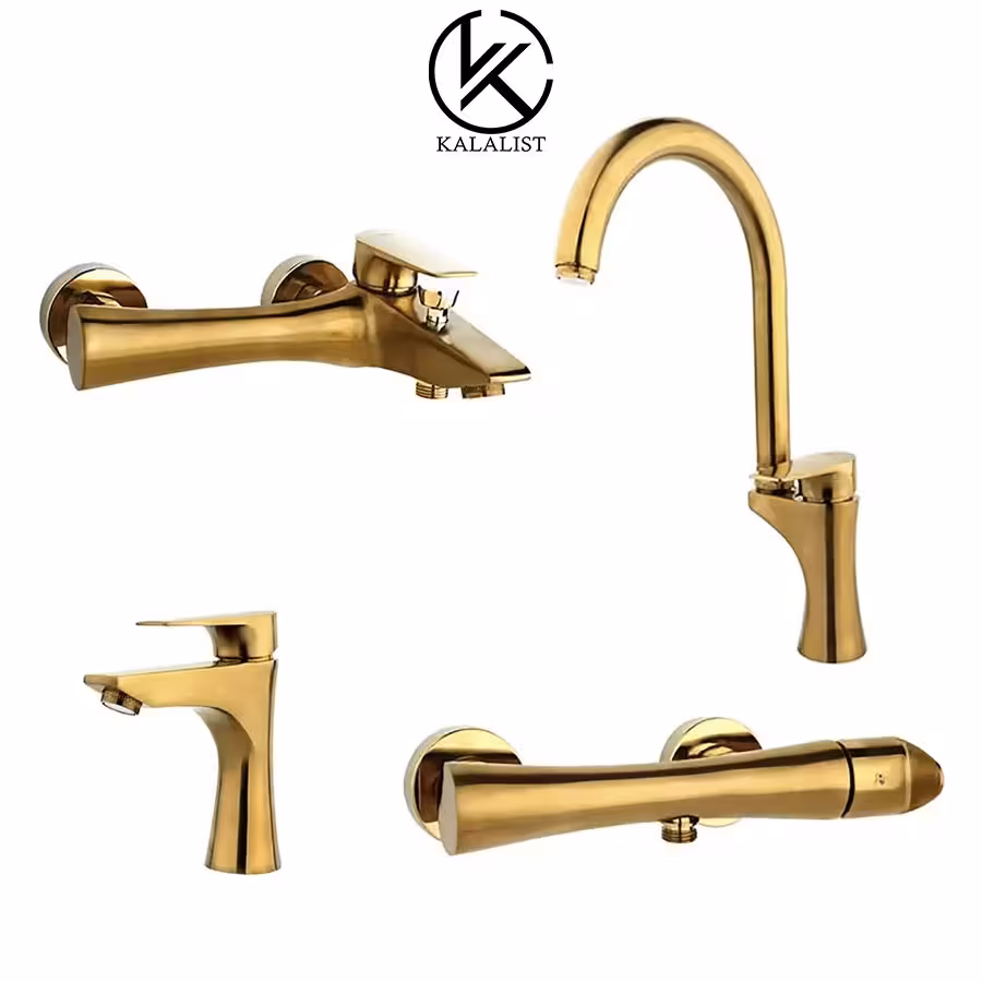 شیرآلات ست راسان مدل آتیس طلامات