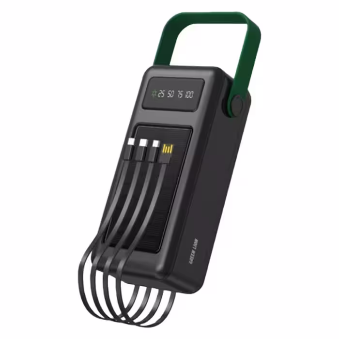 پاوربانک خورشیدی گرین لاین مدل Solar Max ظرفیت 50 هزار میلی آمپر