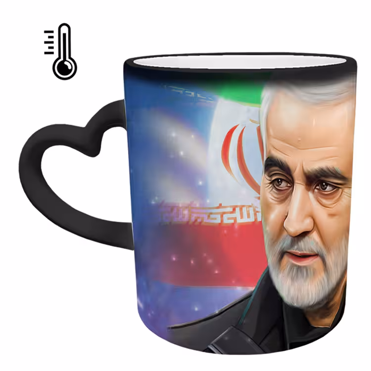 خرید ماگ-لیوان حرارتی  دسته ساده  سردار سلیمانی کد 81