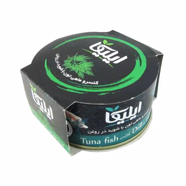 کنسرو تن ماهی با شوید در روغن ایلیکا 180 گرمی