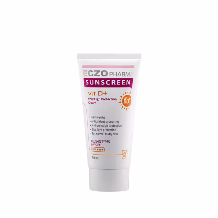 کرم ضد آفتاب بی‌رنگ اگزو فارما SPF50 برند مای فارما مناسب انواع پوست حجم 50 میل