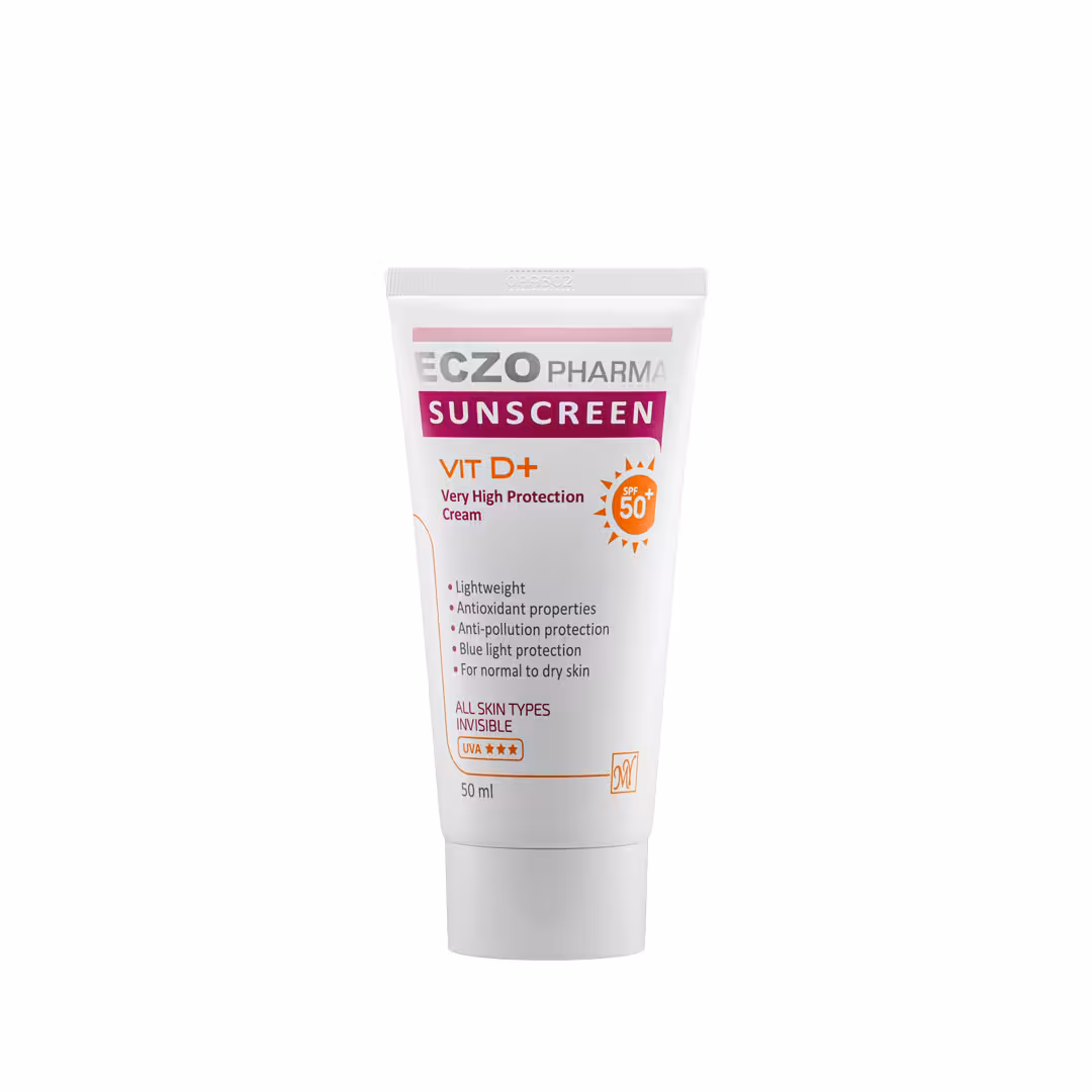 کرم ضد آفتاب بی‌رنگ اگزو فارما SPF50 برند مای فارما مناسب انواع پوست حجم 50 میل