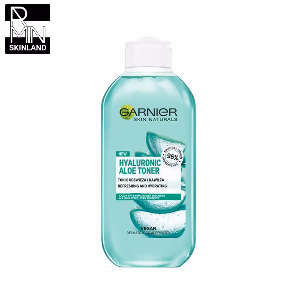 تونر پاک کننده صورت گارنیر مدل Aloe حجم 200 میلی لیتر