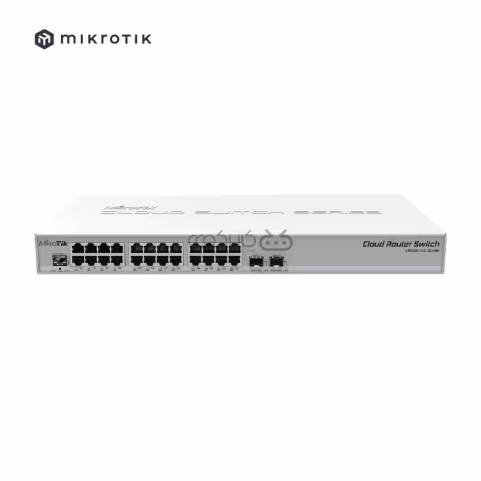 روتر سوئیچ 24 پورت میکروتیک مدل CRS326-24G-2S RM