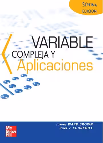 خرید و دانلود نسخه کامل کتاب Variable compleja y aplicaciones