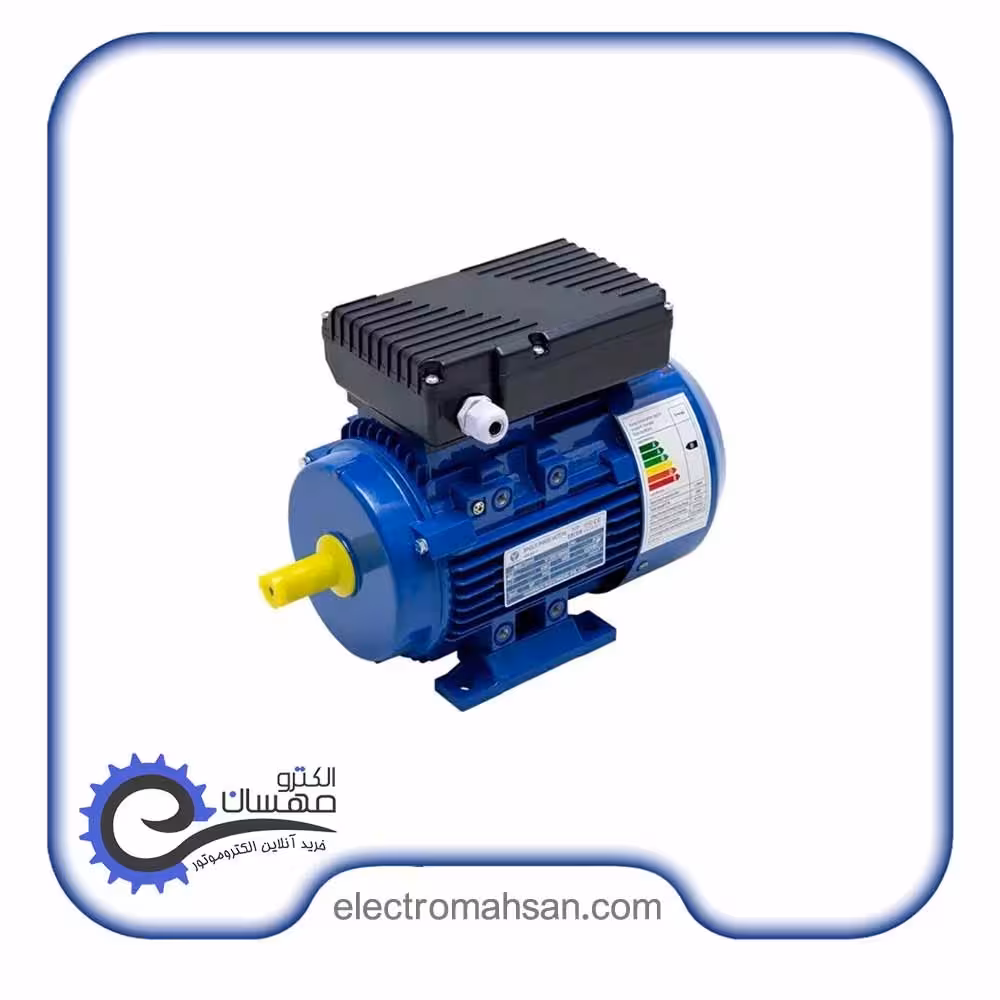 الکتروموتور چینی 2.2 کیلووات (3 اسب) تک فاز کلاچ دا 3000 دور فلنج B3 پوسته آلومینیوم