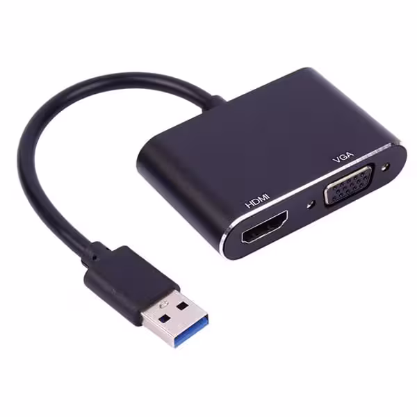 تبدیل USB 3.0 به HDMI و VGA وی نت مدل V-COUA30HV
