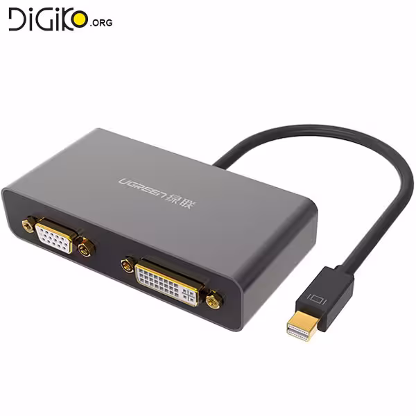 تبدیل Mini Display port به سه پورت VGA HDMI DVI (مارک UGREEN)