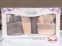 ست حوله عروس داماد طرح 1