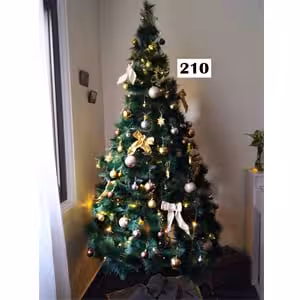 درخت کریسمس 210 سانت سبز سوزنی