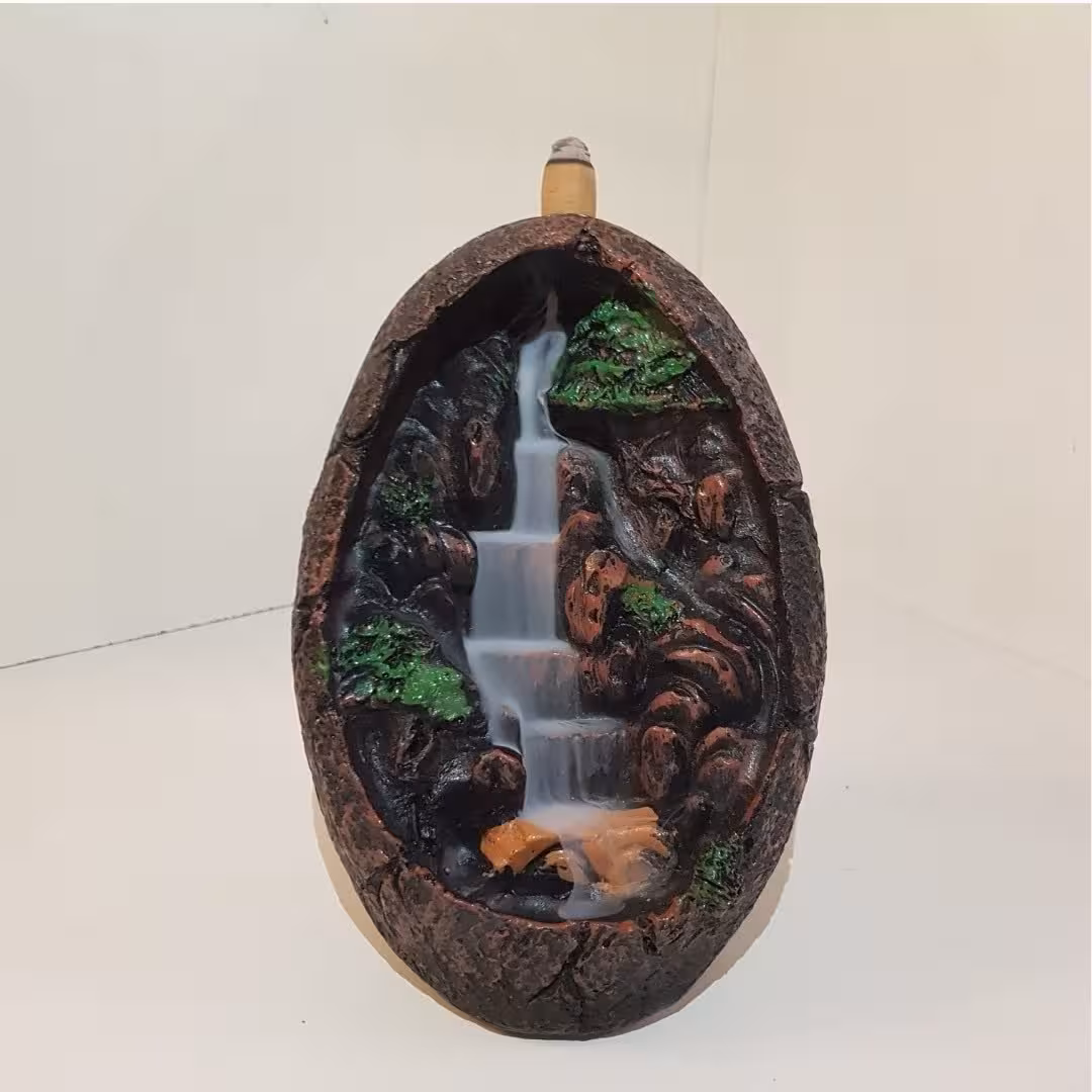 جاعودی آبشاری پلی استری طرح کوهستان کادویی زیبا و منحصر به فرد و دکوری زیبا برای منزل شما
