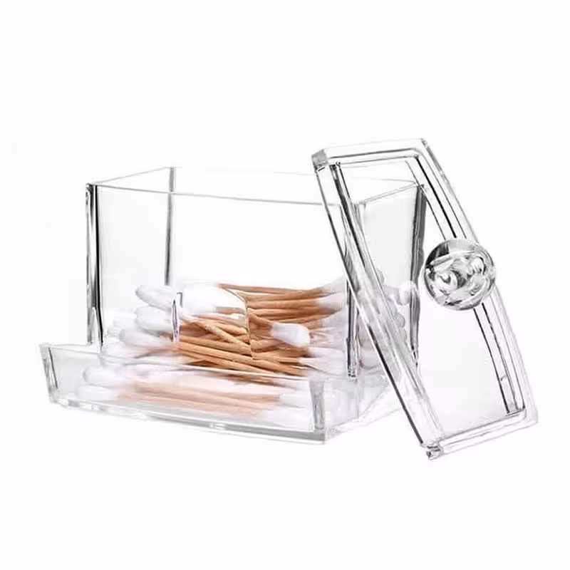 استند گوش پاک کن اکریلیک مدل مستطیل کد 7049