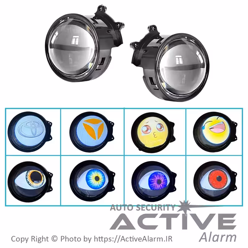 قیمت چراغ جلو LED Devil Eye با کنترل بیسیم مدل 3 اینچ