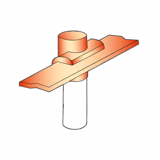 قالب جوش"T"تسمه به میله ارت (BR-TH)