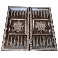 تخته نرد و شطرنج خاتم کاری کد 160015