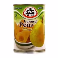 کمپوت گلابی نیمه یک و یک 370 گرمی