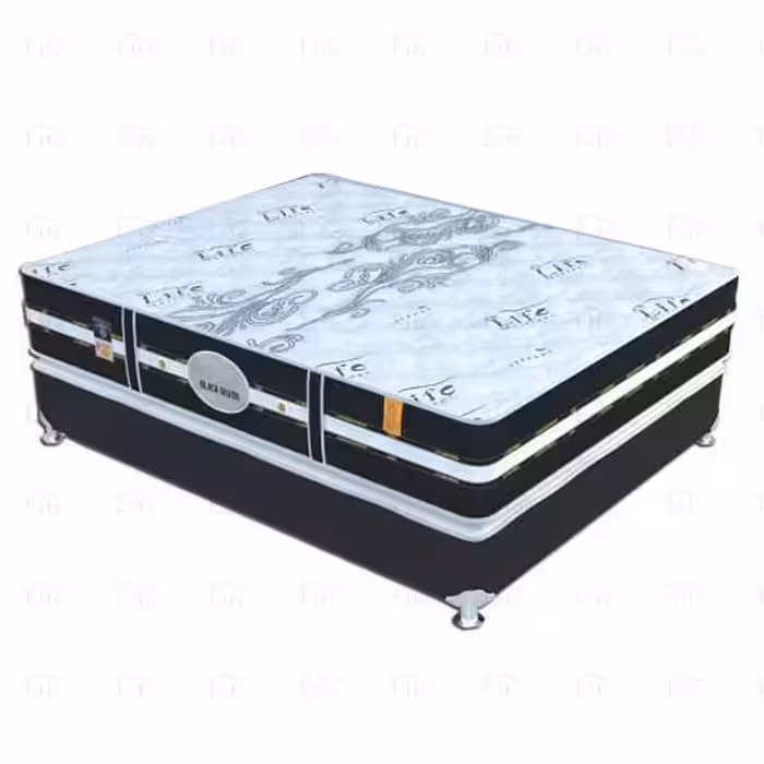 تشک دو نفره لایف مدل بلک سیلور سایز 140 در 200