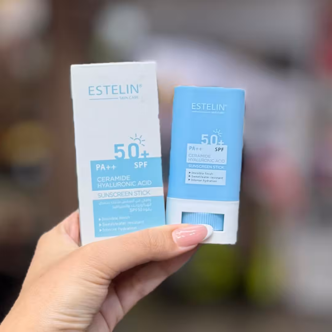 ضد افتاب استیکی هیالورونیک اسید و سرامید استلین estelin