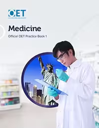 خرید و دانلود نسخه کامل کتاب OET Medicine: Official OET Practice Book 1: For tests from 31 August 2019 - Orginal Pdf