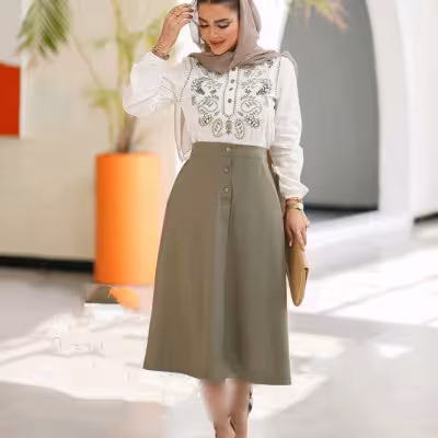 بلوز دامن سروین