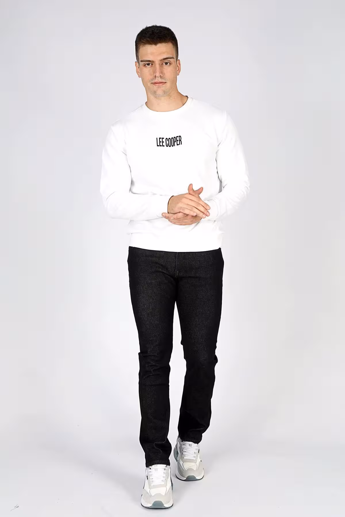 شلوار جین مردانه کمر طبیعی هری مرد سیاه پوست را مستقیماً قطع کرد Lee Cooper