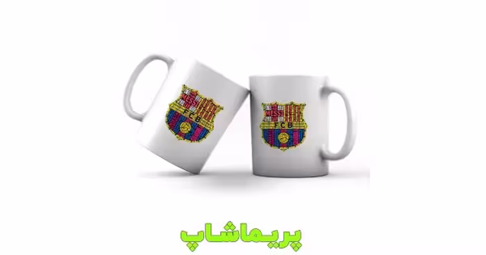 لیوان بارسلونا لوگو گرافیکی