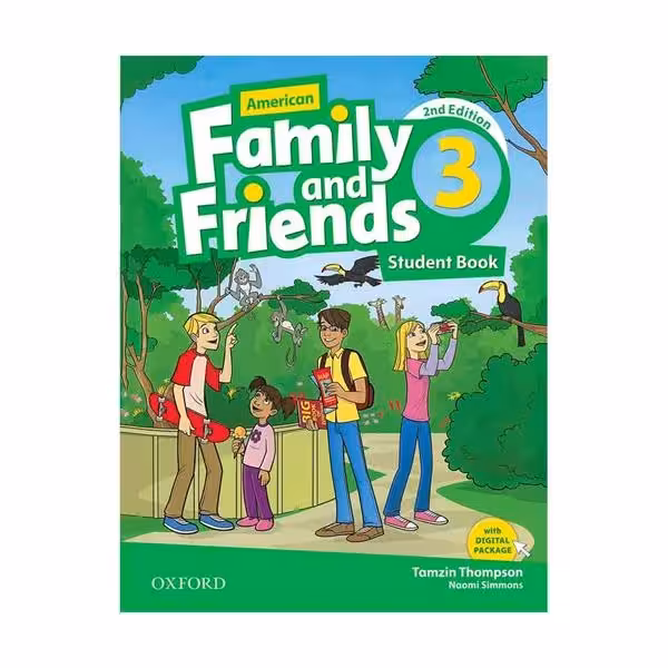 کتاب American Family and Friends 2nd 3 اثرجمعی از نویسندگان انتشارات جنگل
