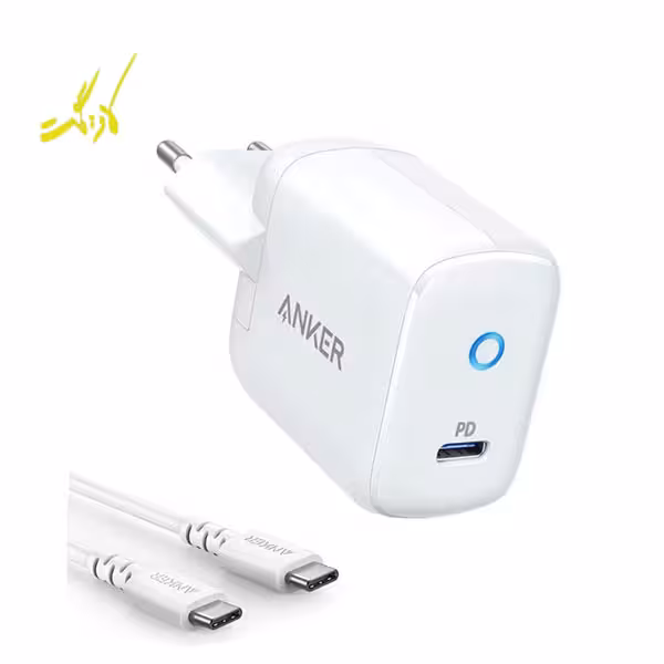 شارژر دیواری انکر Anker PowerPort PD 1 B2019 به همراه کابل USB-C به USB-C