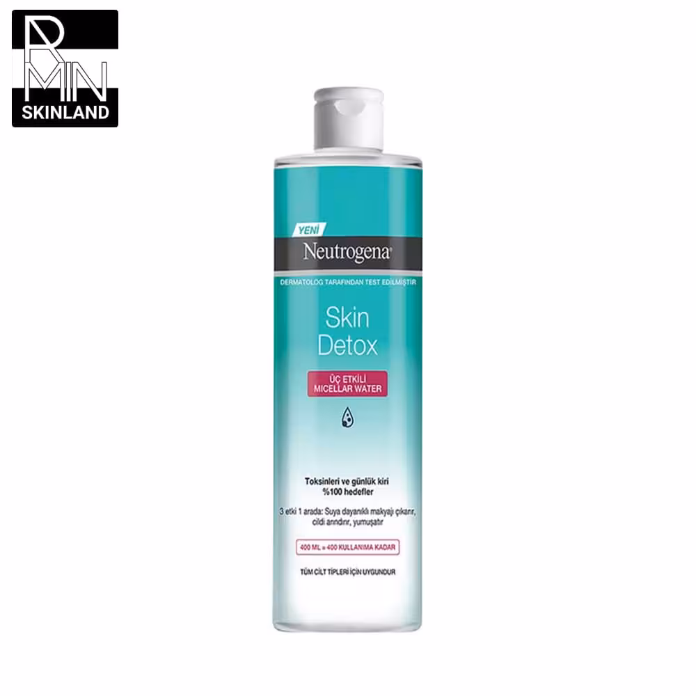 میسلارواتر نوتروژینا مدل Skin Detox حجم 400ml