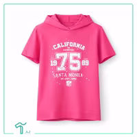تیشرت کلاهدار CALIFORNIA سوپرپنبه کد 1064