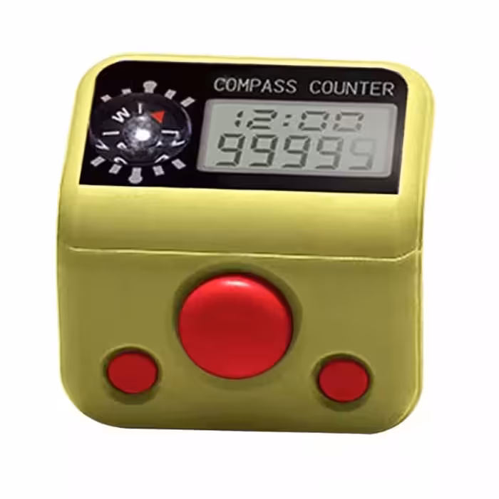 صلوات شمار انگشتی دیجیتال مدل 1011-زرد رنگ