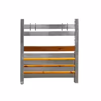 رادیاتور حوله خشک کن هاتیپس مدل آلترمو نقره ای 60×50