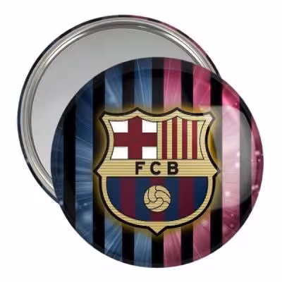 آینه جیبی خندالو مدل باشگاه بارسلونا کد 26257