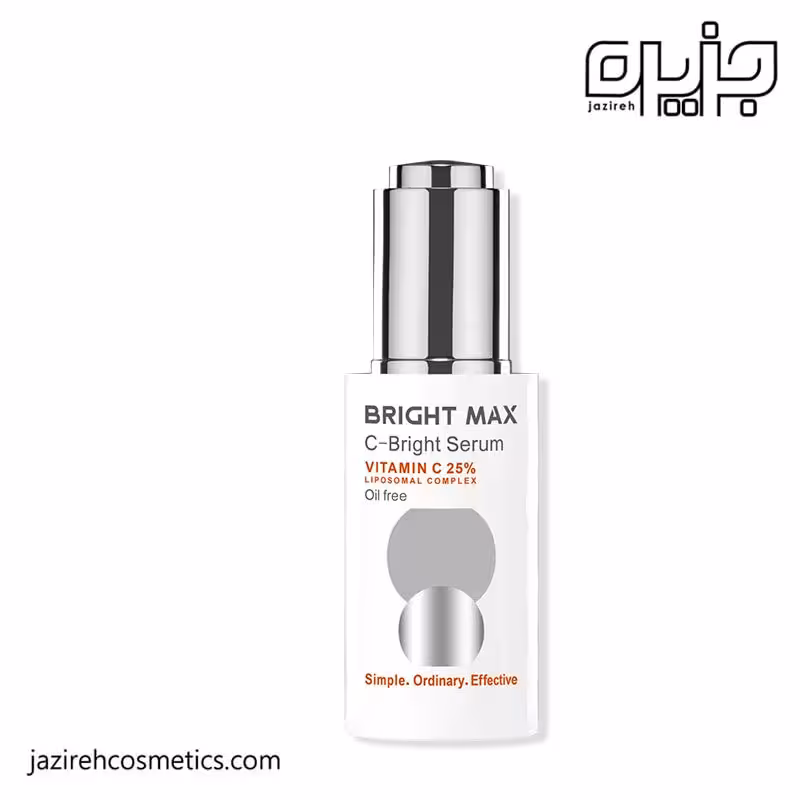 کرم صورت و گردن ویتامین سی ث-برایت مکس 30میل