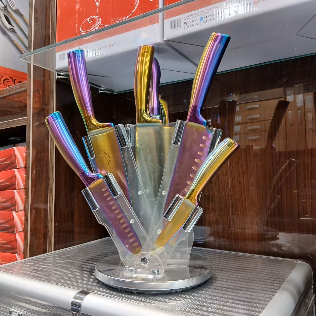 سرویس چاقو آشپزخانه 8 پارچه ویتارا مدل BDL3268 – هفت رنگ