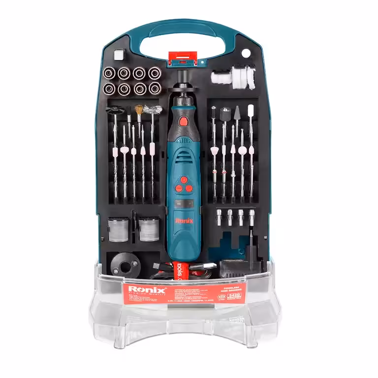 فرز مینیاتوری شارژی رونیکس 122 پارچه 3.6 ولت مدل 3420