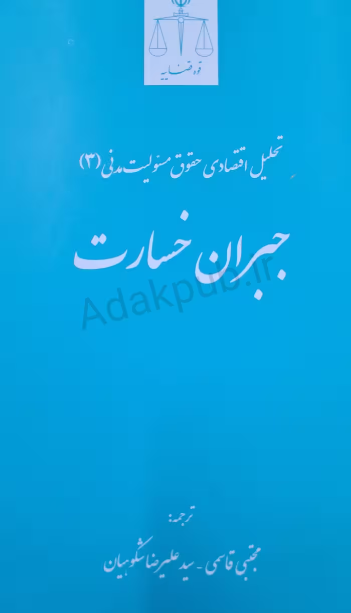 تحلیل اقتصادی حقوق مسئولیت مدنی (جبران خسارت) جلد سوم