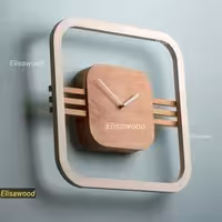 ساعت چوبی دیداری الیسا ارسال رایگان