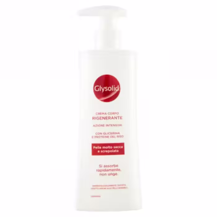 کرم گلیسولید Glysolid مدل Rigenerante مخصوص دست ، صورت و بدن حجم 250 میل