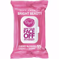 دستمال مرطوب دافی مدل Bright Beauty بسته 55 عددی