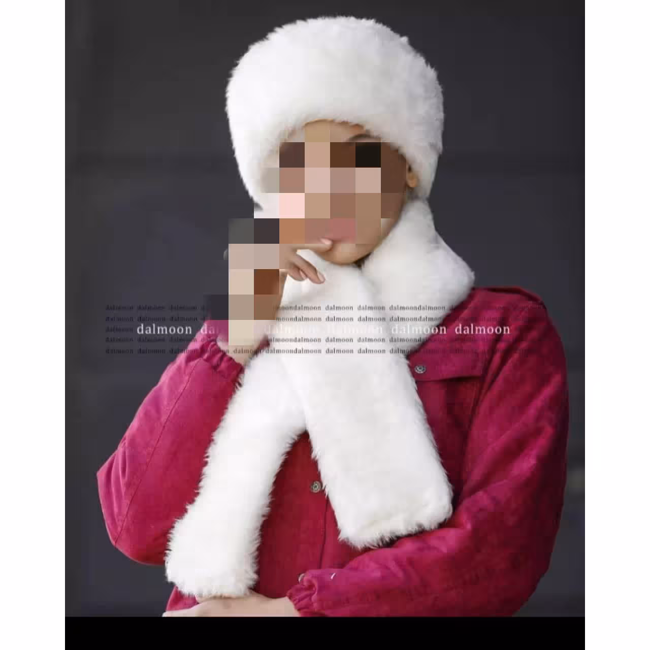 ست شال گردن و کلاه خز دار مدل روسی ایزی شاپ آنلاین