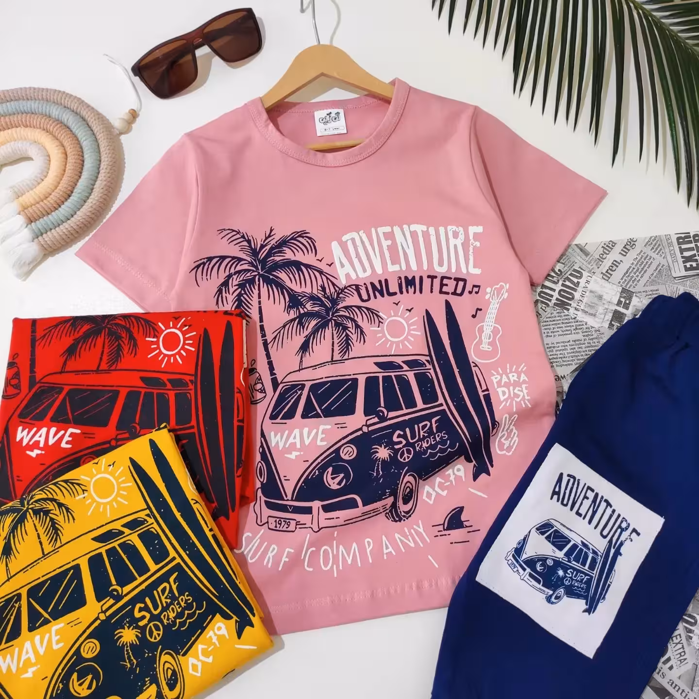 تیشرت شلوارک نخ پنبه لاکرا 