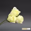 گل مصنوعی مدل شاخه گل رز بسته 3 عددی